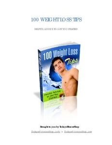 100 WEIGHT LOSS TIPS