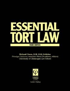 Essential Tort Law, Third Edition